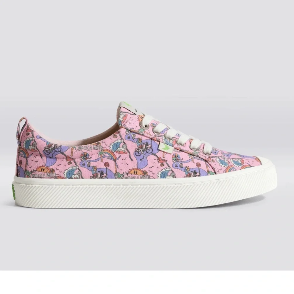 NWT! Cariuma Crooked Media Lovett or Leave It Low Sneaker, sz 7.5 - Picture 2 of 11